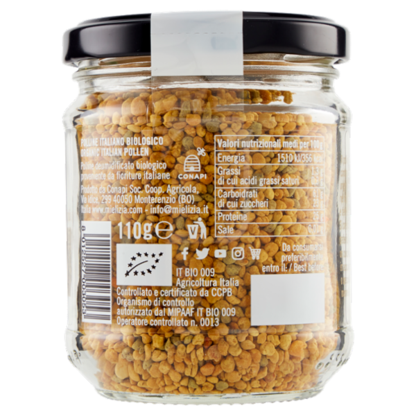 Mielizia Bio Polline Italiano Biologico 110 g
