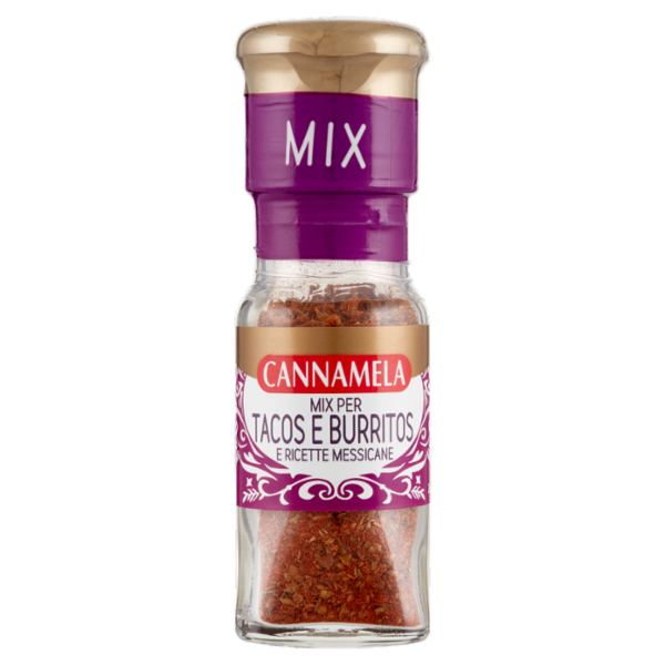 Cannamela Mix Mix per Tacos e Burritos e Ricette Messicane 25 g
