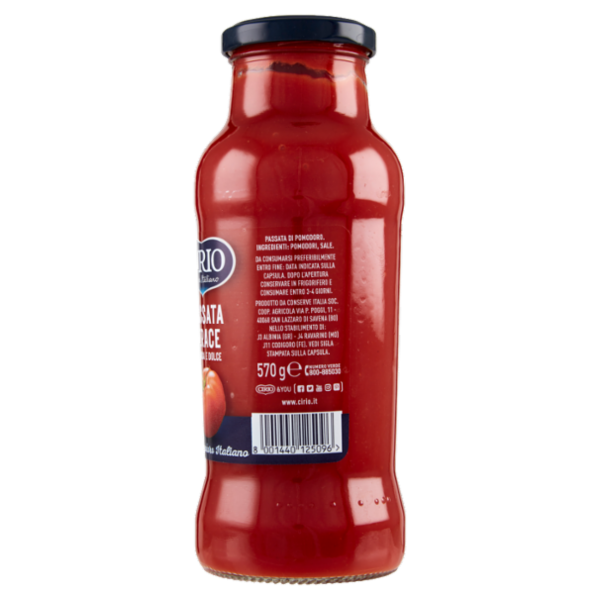 Cirio i Classici dal 1856 Passata Verace 570 g