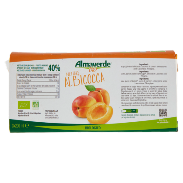 Almaverde bio Nettare Albicocca 3 x 200 ml