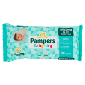 Pampers Baby-dry Salviette 50 Pz