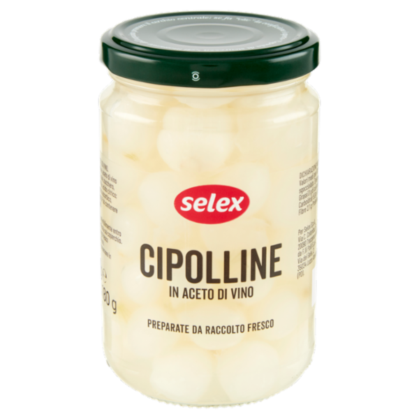 Selex Cipolline Aromatizzate con Aceto di Vino 300 g