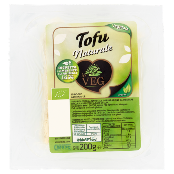 io VEG Tofu Naturale 200 g