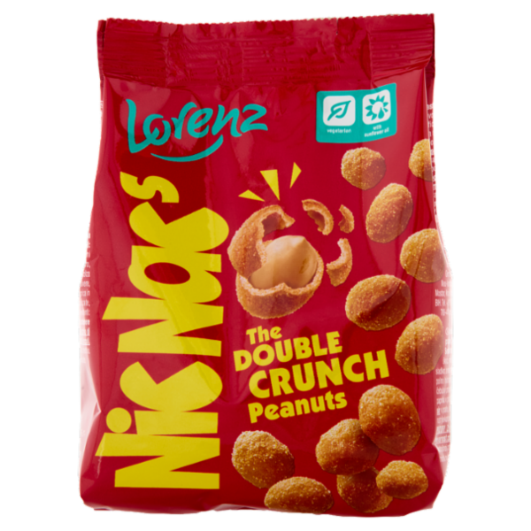 Lorenz Nic Nac's Arachidi sgusciate tostate ricoperte da un croccante guscio piccante 125 g