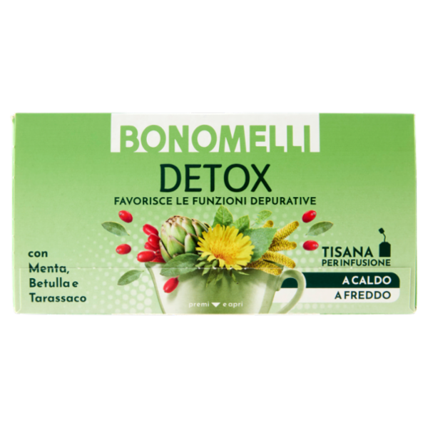 Bonomelli Detox Tisana per Infusione 16 Filtri 32 g