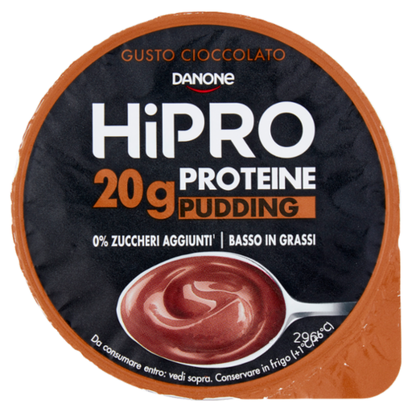 HiPRO Pudding 20g Proteine Gusto Cioccolato 200 g