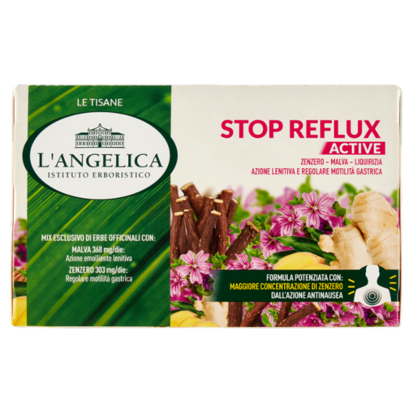 L'Angelica Le Tisane Stop Reflux Active 18 Filtri 30,6 g