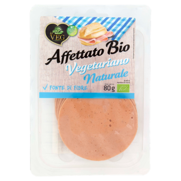 io VEG Affettato Bio Vegetariano Naturale 80 g