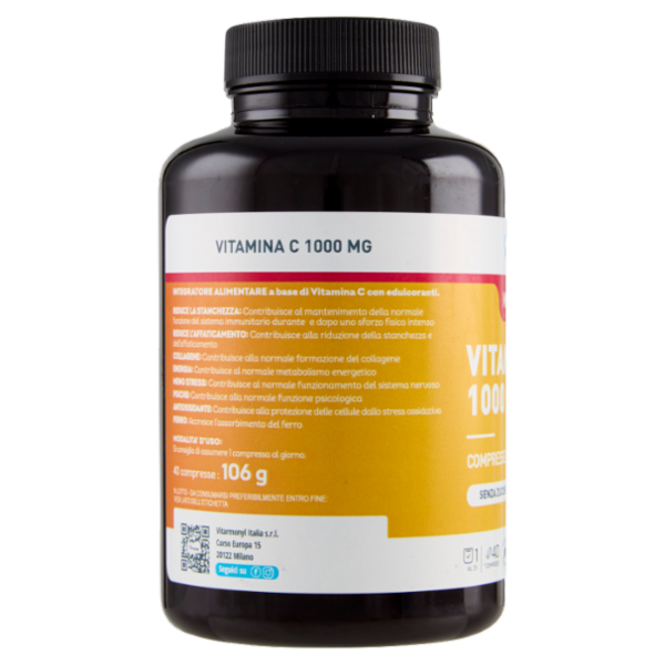 Laboratoires Vitarmonyl Vitamina C 1000 40 Compresse 106 g