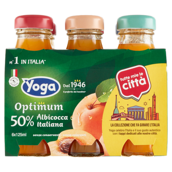 Yoga Optimum 50% Albicocca Italiana 6 x 125 ml