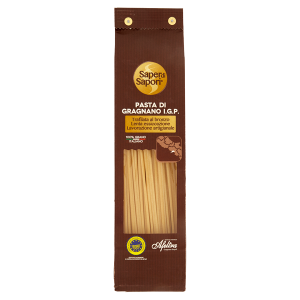 Selex Saper di Sapori Pasta di Semola di Gragnano I.G.P. Spaghettoni 500 g