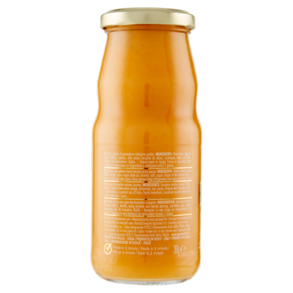 Agromonte Salsa Pronta di Ciliegino Giallo la Deliziosa 360 g
