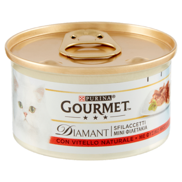 PURINA GOURMET Diamant Sfilaccetti con Vitello Naturale 85g