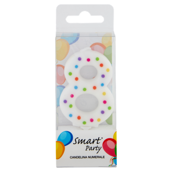 Smart Party Candelina Numerale 8 1 pz