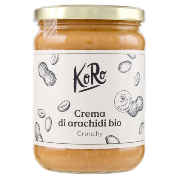KoRo Crema di arachidi bio Crunchy 500 g