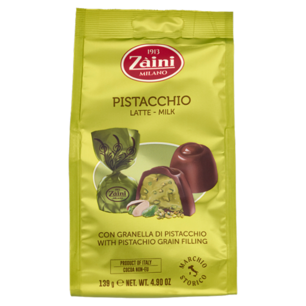 Zàini Pistacchio Latte con Granella di Pistacchio 139 g