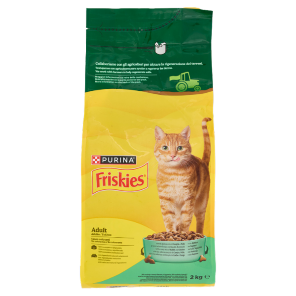 PURINA FRISKIES Adult Coniglio e Pollo e con Verdure 2kg