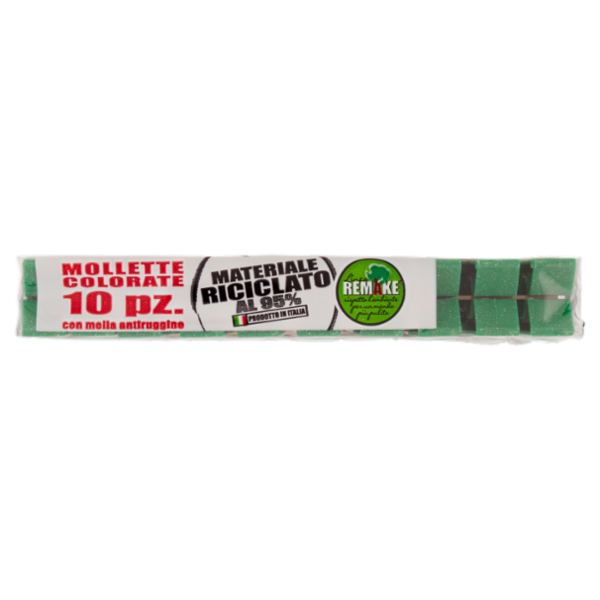 Remake Mollette Colorate con molla antiruggine 10 pz