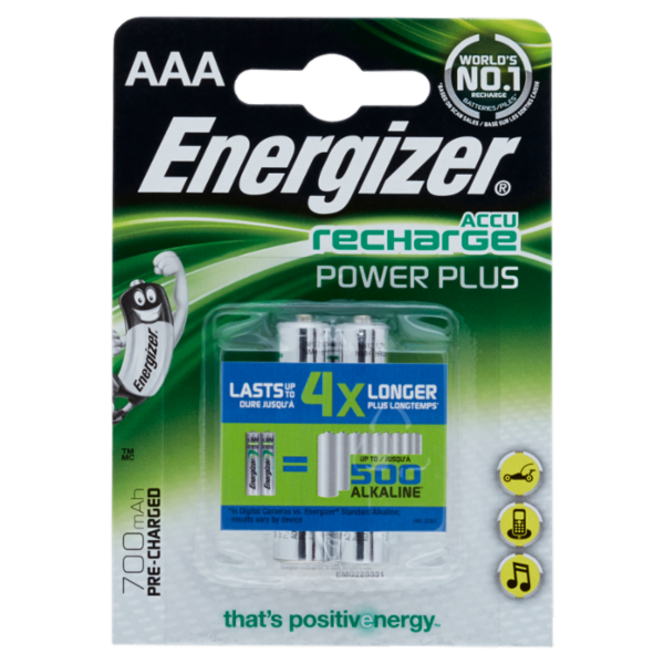 Energizer Power plus AAA 2 pezzi