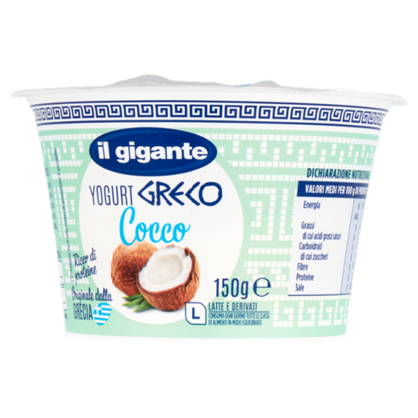IL GIGANTE Yogurt Greco Cocco 150 g