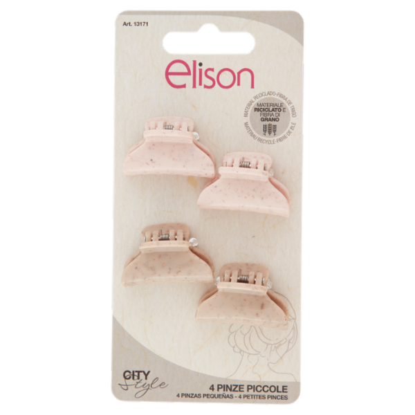 elison City Style Pinze Piccole Natural 4 pz