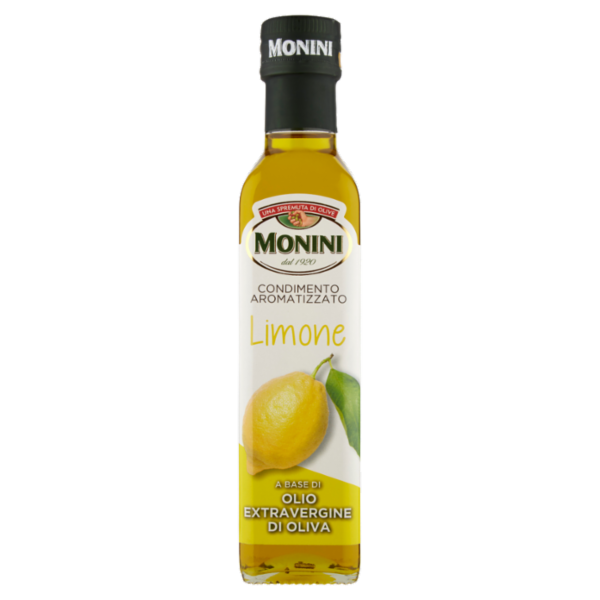 Monini Condimento Aromatizzato Limone a Base di Olio Extravergine di Oliva 250 ml