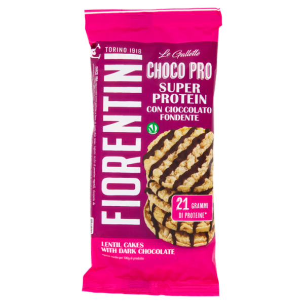 Fiorentini le Gallette Choco Pro Super Protein con Cioccolato Fondente 45 g