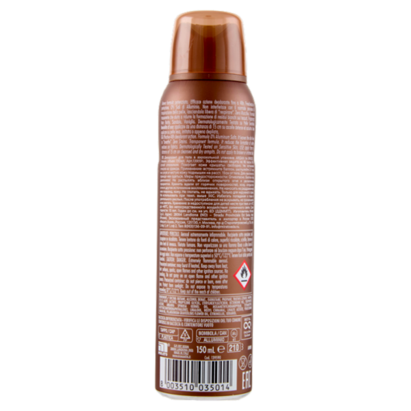 Breeze Argan Vaniglia e Sandalo Deodorante Spray 150 mL