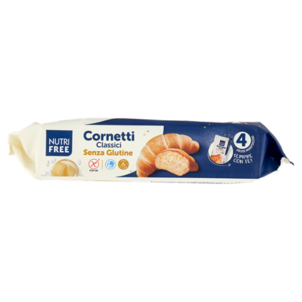 Nutrifree Cornetti Classici Senza Glutine 4 Monoporzioni 200 g
