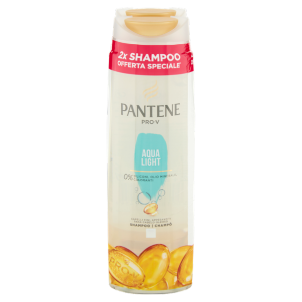 Pantene Pro-V Shampoo Aqua Light 2x225 ml