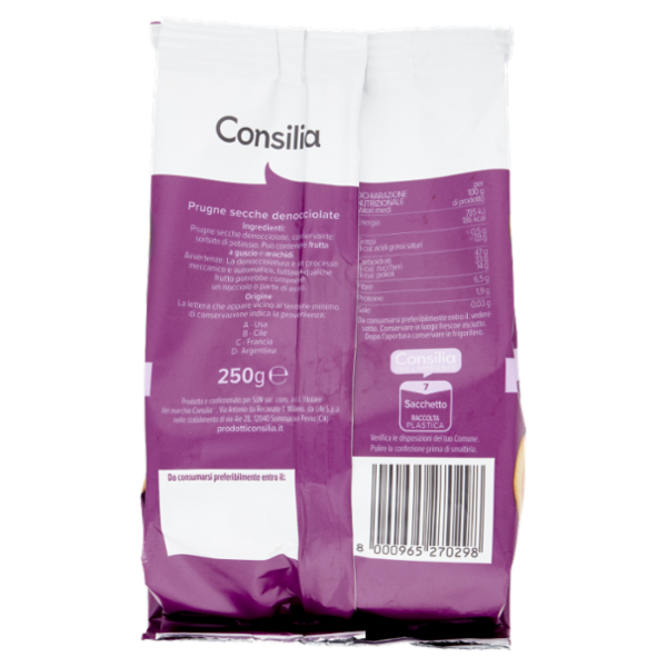 Consilia Prugne Secche Denocciolate 250 g