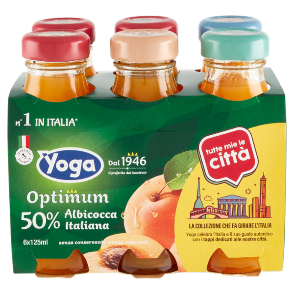 Yoga Optimum 50% Albicocca Italiana 6 x 125 ml
