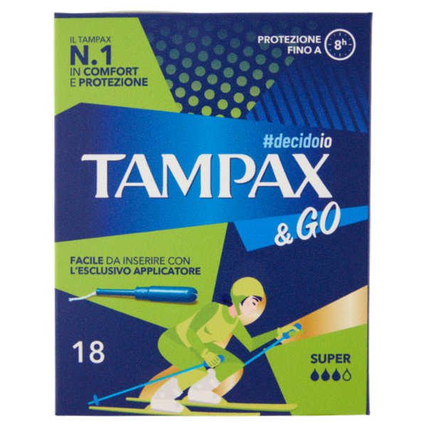 Tampax & Go Super 18 pz
