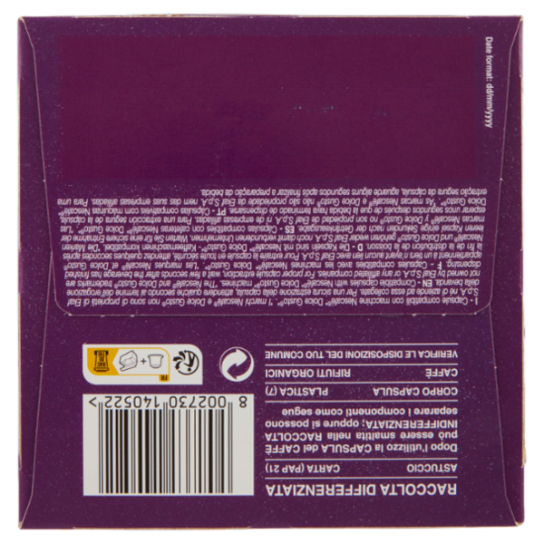 Cellini Caffè Deciso espresso melodico 10 Capsule Compatibili 75 g