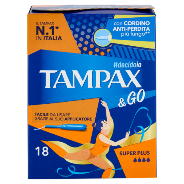 Tampax & Go Super Plus 18 pz