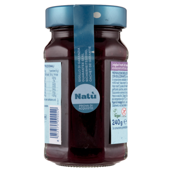 Rigoni di Asiago Natù Senza Zuccheri Aggiunti° Frutti di bosco bio 240 g