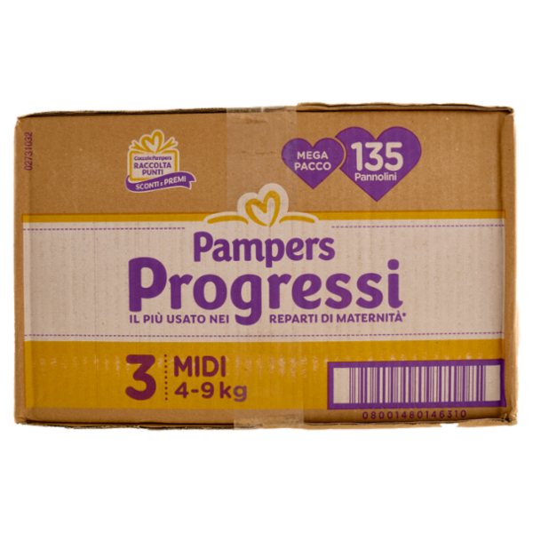Pampers Progressi Midi 135 pz