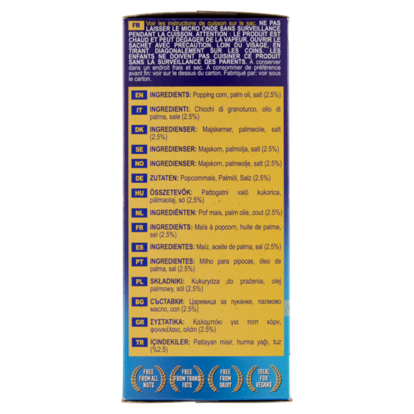 Popz the Microwave Popcorn Light 3 x 80 g