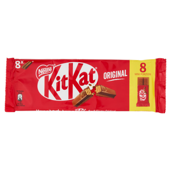 KITKAT Classic Wafer ricoperto di Cioccolato al Latte 8 Snack da 20,7g