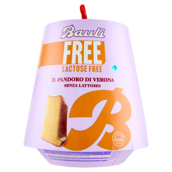 Bauli Free Lactose Free il Pandoro di Verona Senza Lattosio 700 g