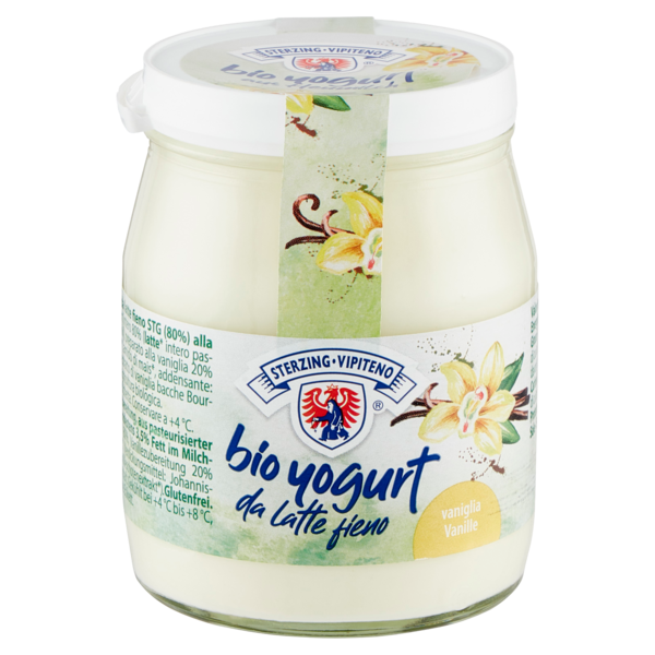 Sterzing Vipiteno bio yogurt da latte fieno vaniglia 150 g