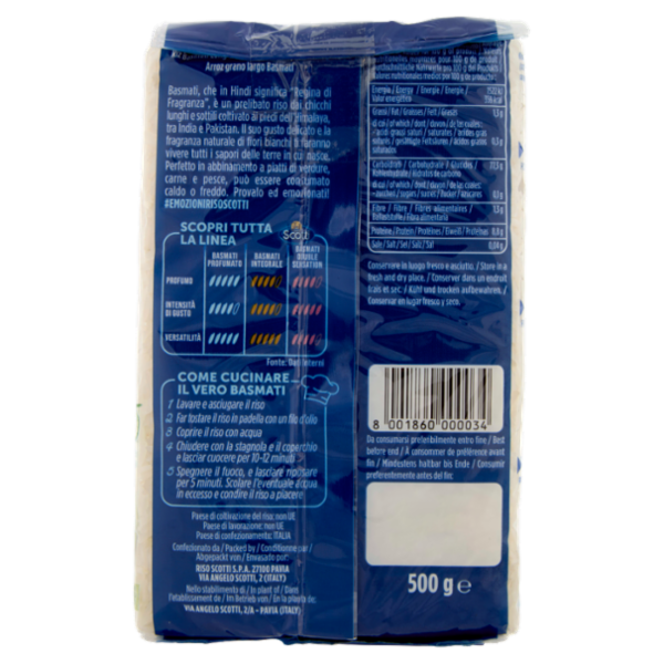 Riso Scotti Basmati Profumato 500 g