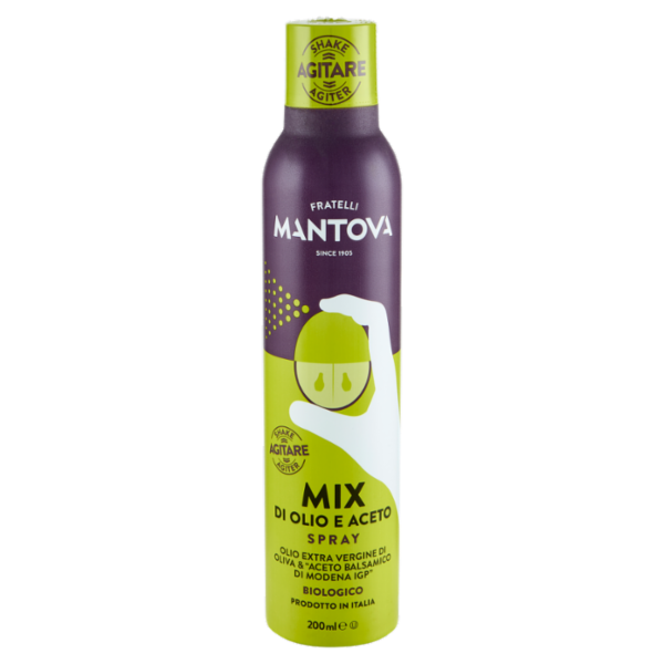 Fratelli Mantova Mix di Olio e Aceto Spray Biologico 200 ml