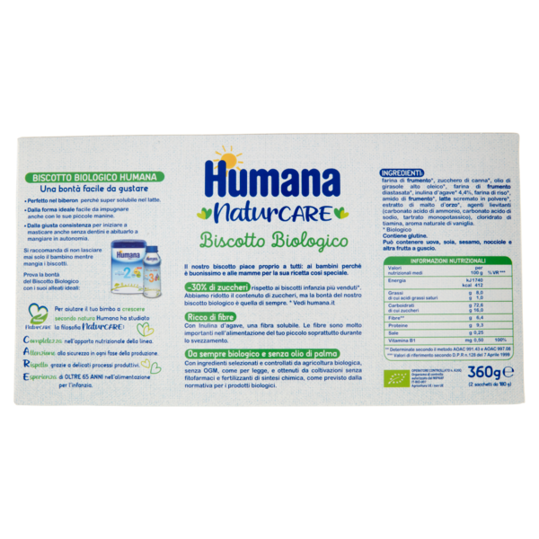 Humana Biscotto Biologico 2 x 180 g