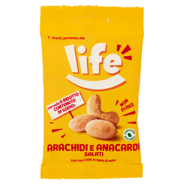 life Arachidi e Anacardi Salati 40 g
