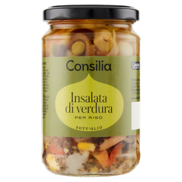 Consilia Insalata di Verdura per Riso all'Olio di Semi di Girasole 285 g