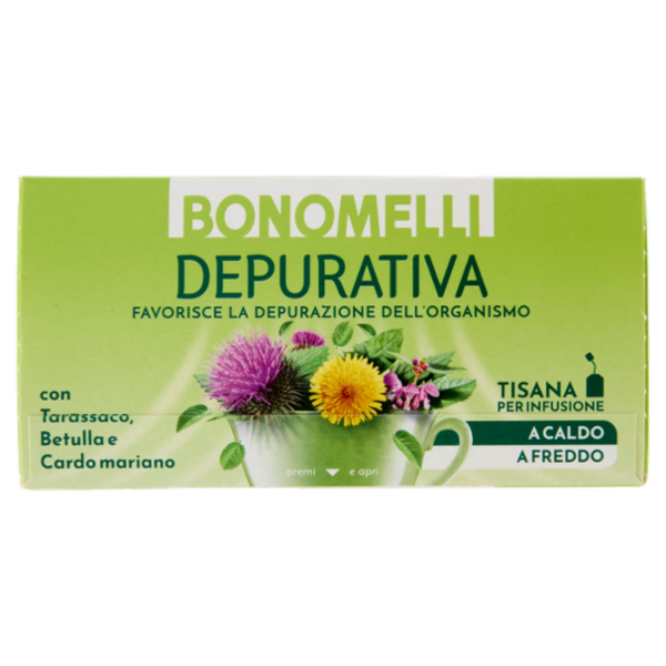 Bonomelli Depurativa Tisana per Infusione 16 Filtri 32 g