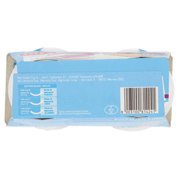 Selex Yogurt Magro Prugne e Cereali 2x125 g