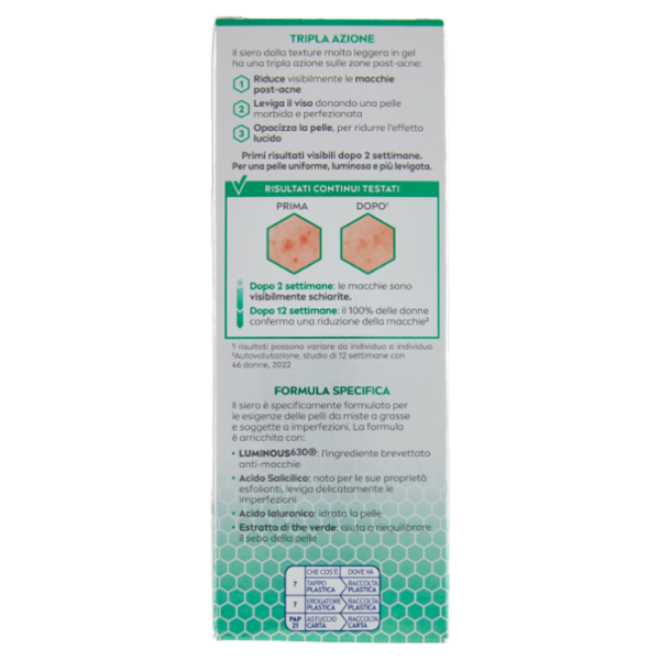Nivea Cellular Luminous630 Anti-Macchie Siero Anti-Macchie Post Acne Perfezionatore Pelle 30 ml