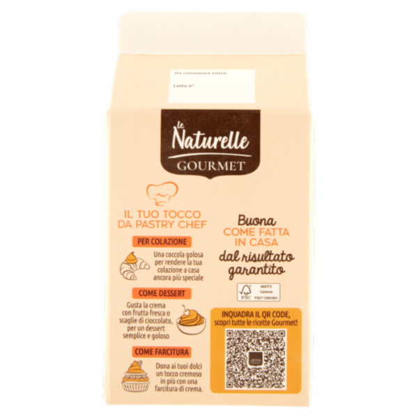 le Naturelle Gourmet Crema Pasticcera Pronta all'uso 500 g